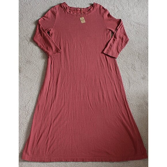 New - CP Shades Sara French Terry Midi or Maxi T-Shirt Dress in Mulberry, Sml - Picture 5 of 12